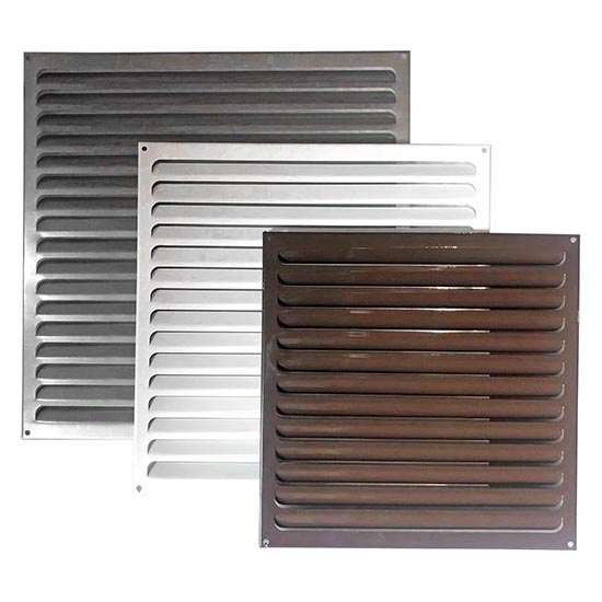 Решётка металлическая накладная РМ размер на заказ (max 1000х1000) окрашенная