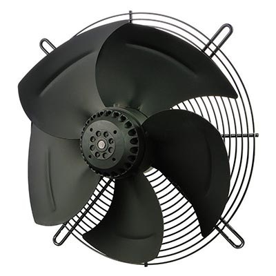 Вентилятор осевой YWF4E-500B-137/35-G нагнетающий на плоской сетке (6800 м³/ч)