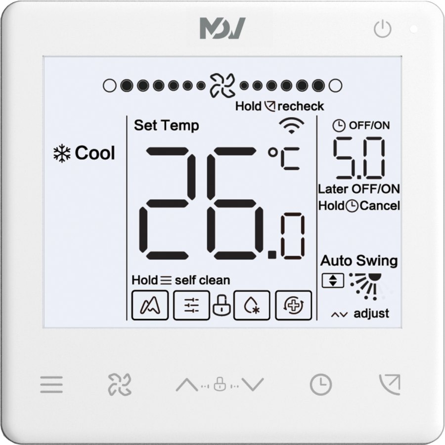 Канальный двухтрубный фанкойл MDV MDVFN-600D3VE