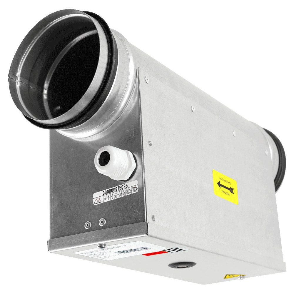 Электрический нагреватель для круглых каналов ZILON ZEA 100-0,6/1 Электрический нагреватель для круглых каналов ZILON ZEA 100-0,6/1