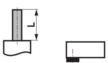 SM230PSR — Длина шпинделя